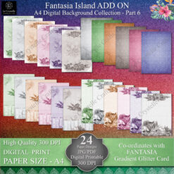 A4 Fantasia Island Digital ADD ON Floral Collection Part 6