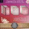 A4 Sunset Flamingo Play Dal ADD ON Background Collection Part 9