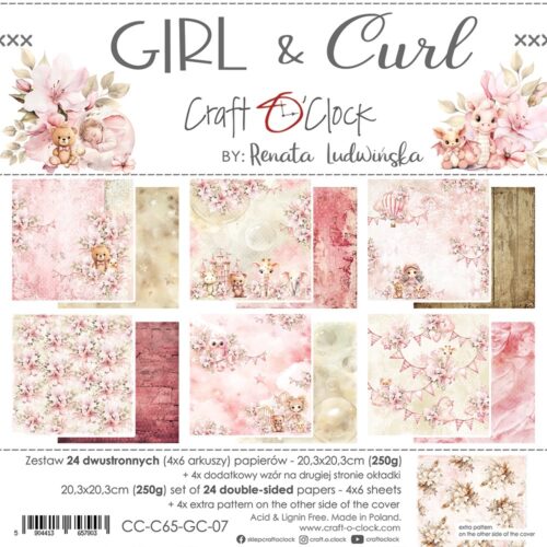 Girl and Curl 8x8 Main Papers