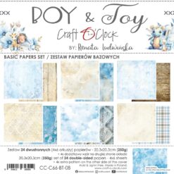 Boy and Toy 8x8 Background Papers