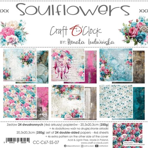 Soul Flowers 8x8 Main Papers