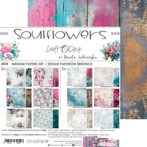 Soul Flowers 8x8 Mixed Set Papers - Image 16