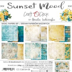 Sunset Mood 8x8 Background Papers