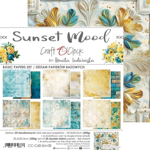Sunset Mood 8x8 Background Papers - Image 8