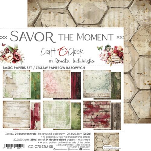 Savor the Moment 8x8 Background Papers - Image 8