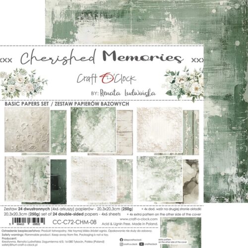 Cherished Memories 8x8 Background Papers - Image 9