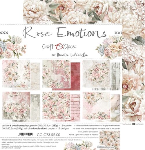 Rose Emotions 12x12 Main Papers - Image 8
