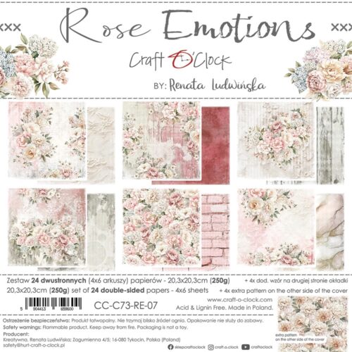 Rose Emotions 8x8 Main Papers