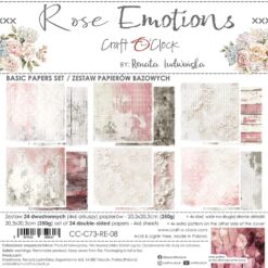 Rose Emotions 8x8 Background Papers