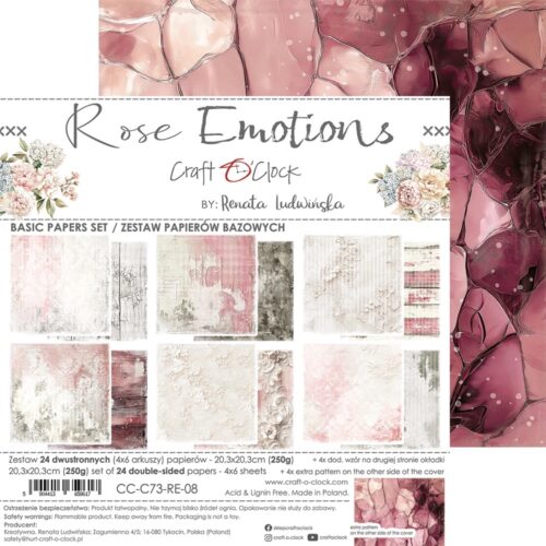 Rose Emotions 8x8 Background Papers - Image 8