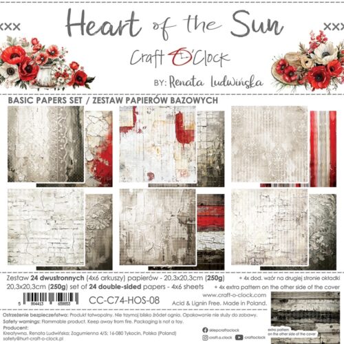 Heart of the Sun 8x8 Mixed Set Papers - Image 9