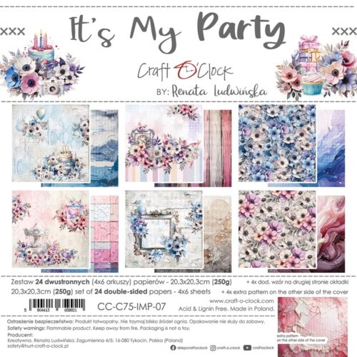 It's My Party 8x8 Mixed Set Papers - Image 2