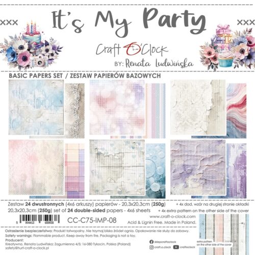 It's My Party 8x8 Mixed Set Papers - Image 9