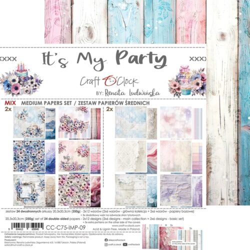 It's My Party 8x8 Mixed Set Papers - Image 16