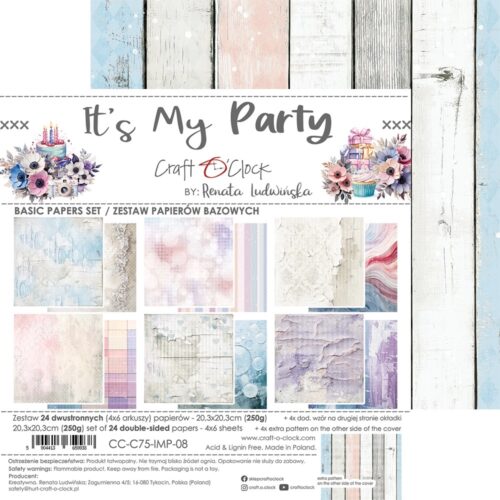 It's My Party 8x8 Mixed Set Papers - Image 20