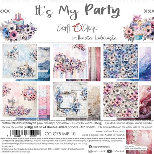 It's My Party 6x6 Main Papers