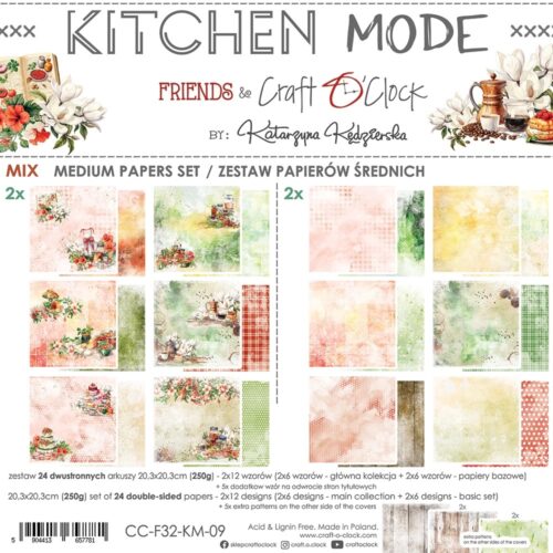 Kitchen Mode 8x8 Mixed Set Papers
