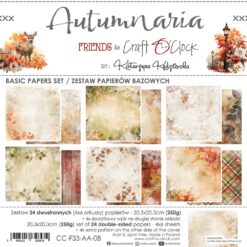 Autumn Aria 8x8 Background Papers