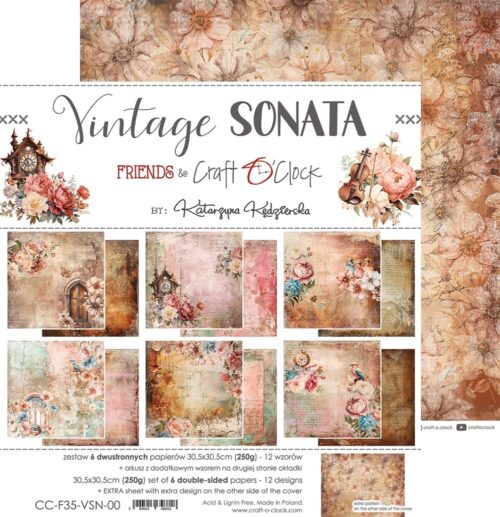 Vintage Sonata 12x12 Main Papers - Image 9