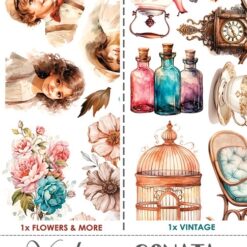 Vintage Sonata Set 3 Mixed