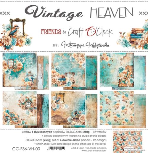 Vintage Heaven 12x12 Main Papers
