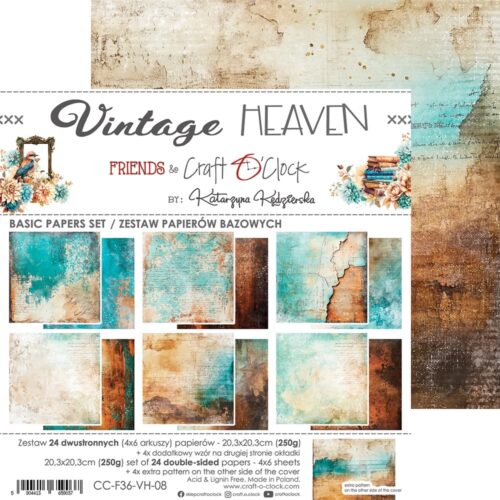 Vintage Heaven 8x8 Background Papers - Image 8