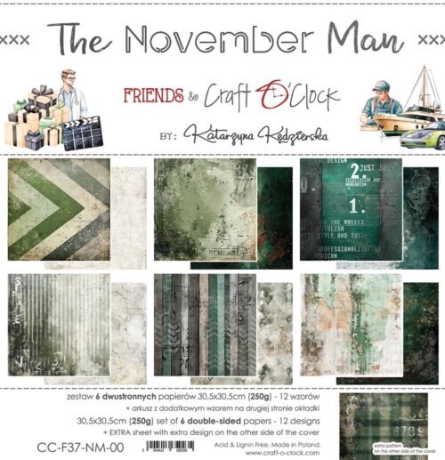 The November Man 12x12 Main Papers