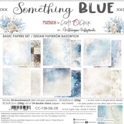 Something Blue 8x8 Background Papers