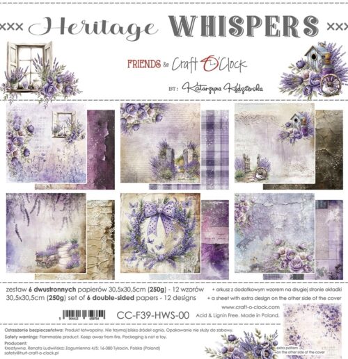 Heritage whispers 12x12 papers