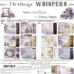 Heritage Whispers 8x8 Mixed Set Papers