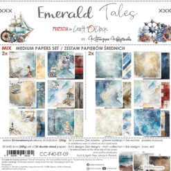 Emerald Tales 8x8 Mixed Set Papers