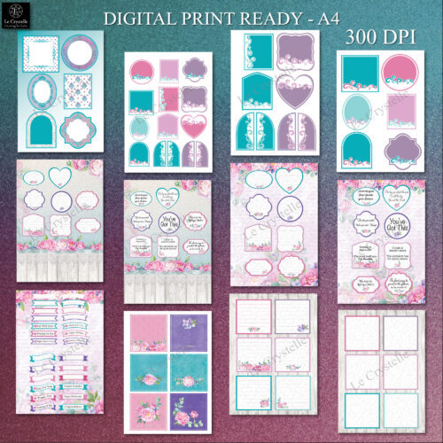 Digital Fairy Dreams Envelopes, Tags and Embellishment Collection
