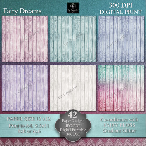 Fairy Dreams Digital Paper MAIN Collection - Image 9