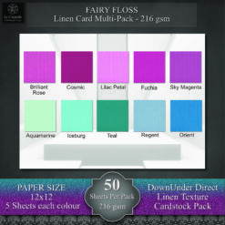 Fairy Floss Linen Card Pack