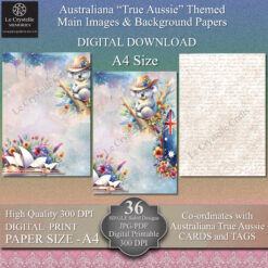true aussie digital paper designs