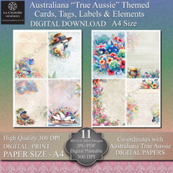 True Aussie Cards Tags & Elements