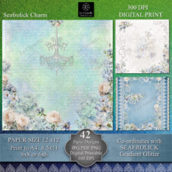 Seafrolick Charm Digital Paper MAIN Collection