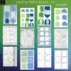 Digital Seafrolick Charm Envelopes, Tags and Embellishment Collection