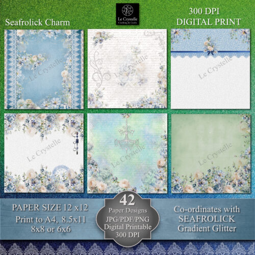 Seafrolick Charm Digital Paper MAIN Collection - Image 3