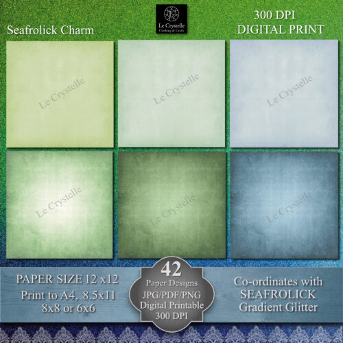 Seafrolick Charm Digital Paper MAIN Collection - Image 7