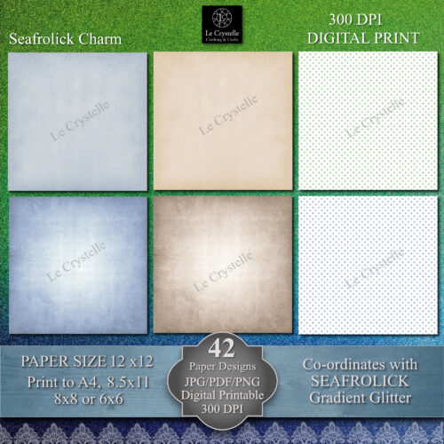Seafrolick Charm Digital Paper MAIN Collection - Image 8