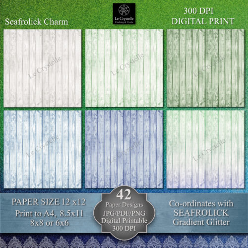 Seafrolick Charm Digital Paper MAIN Collection - Image 9