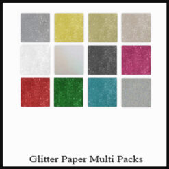 Multi Pack Glitter Paper 128gsm