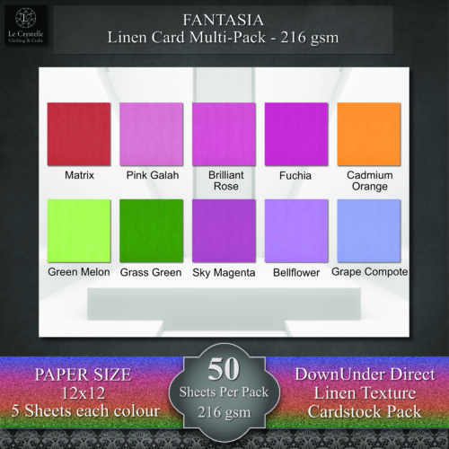 Fantasia Linen Card Pack
