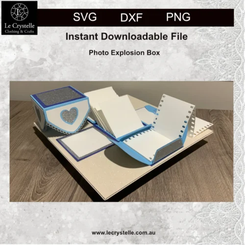 Photo Explosion Box with film strip and Center Pages - Image 5