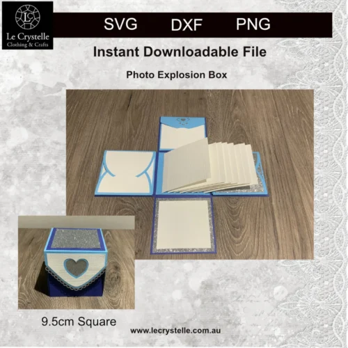 Photo Explosion Box with film strip and Center Pages - Image 3