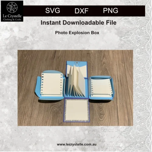 Photo Explosion Box with film strip and Center Pages - Image 4
